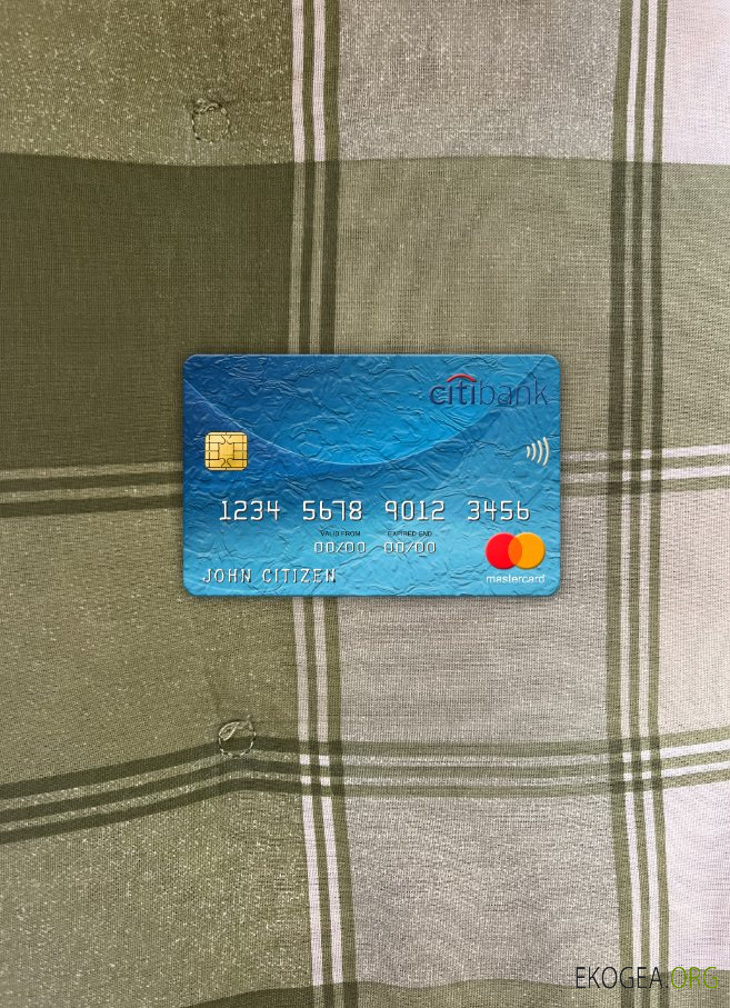 Italie Citibank mastercard photolook recto